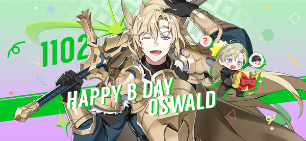 【誕生日クーポン】11月2日はオズワルドの誕生日 !